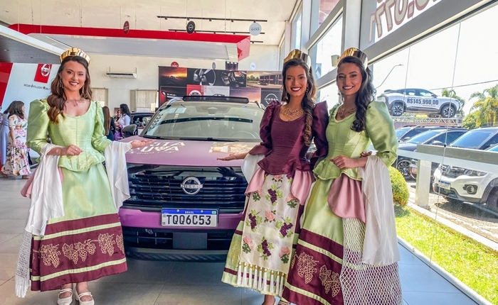 Novo Nissan Kicks passa a integrar a rotina oficial da Festa da Uva 2026