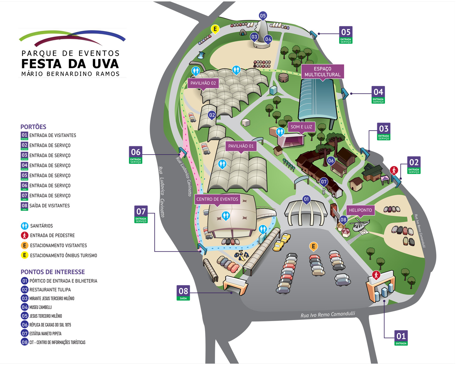 Mapa do parque